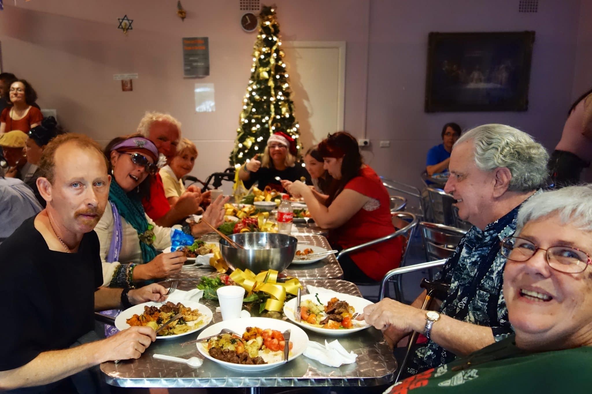 The happy group of Sydney Street Choir members