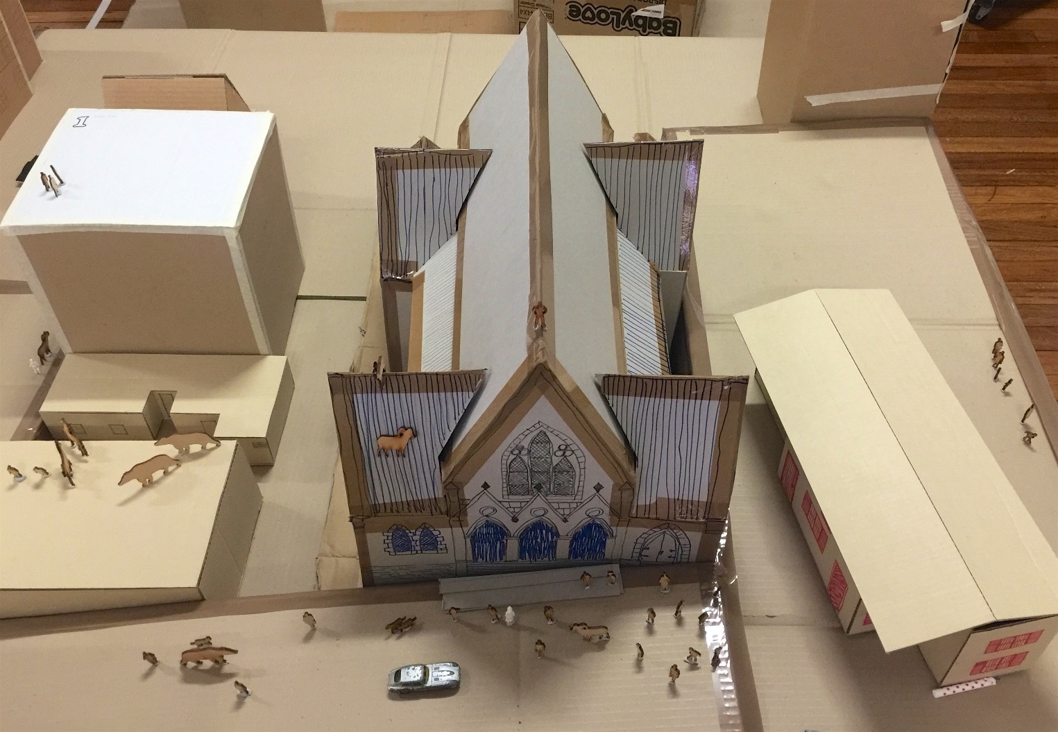 This project with the Masters’ students from the University of NSW gives us the opportunity to look at the whole site afresh. The church is our patrimony and will remain untouched.